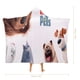 thumbnail image 2 of La Vida Secreta de tus Mascotas Manta Capa con Capucha Anti-Bolitas, Manta de Lana Ártica Suave, Manta Portátil de Felpa Ligera y Lujosa, Poncho para Siesta en Casa y Oficina, 100*130cm, 2 of 6