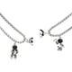 thumbnail image 1 of Collar Con Colgante De Pareja De Astronauta, Collar De Astronauta Para Fiesta, Hombres Y Mujeres, 1 of 5