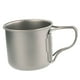 thumbnail image 1 of Taza De Titanio Con Mango Plegable, Taza De Agua De 200ml Para Mochilero En La Cocina, 1 of 3