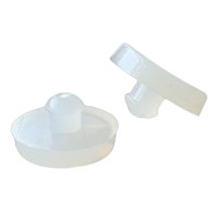 Ioensy - 2 Almohadillas De Parada De Pedal De Freno Automático De Fácil Instalación Para Kia Rio 2005-2011