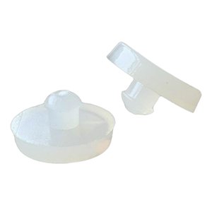 Ioensy - 2 Almohadillas De Parada De Pedal De Freno Automático De Fácil Instalación Para Kia Rio 2005-2011