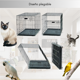 thumbnail image 4 of Canil Transportador Perros Animales Desarmable 2 Puertas, 4 of 6