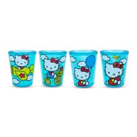 Minitazas Silver Buffalo Sanrio Hello Kitty De 60 Ml, Juego De 4