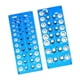 thumbnail image 4 of Comprobador De Roscas De 2 Piezas, Herramienta De Medición Portátil Para Fontaneros, Calibre De Rosca Azul, 4 of 5