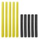 thumbnail image 3 of 10 Piezas De Fundas De Espuma De Poste De Cama Elástica De Repuesto Negro 40 Cm Amarillo 90 Cm, 3 of 5