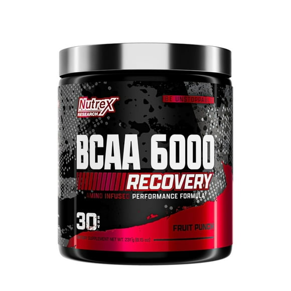 Bcaa 6000 Recovery Nutrex Aminoacidos 231gr En Polvo Fruit