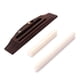 thumbnail image 1 of Ukelele Rosewood Bridge Bone Saddle Nut Shell Dot Para Guitarra De 4 Cuerdas, 1 of 5