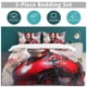 thumbnail image 5 of Captain AmericaCartoon Collection 3-Piece Comforter Set, Personalized Bedding Decor for Kids And Teens Bed Sheets, 5 of 5