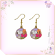 thumbnail image 3 of Aros De Snoopy con Tulipanes en Círculo, Ganchos De Acero, 3 of 3