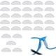 thumbnail image 1 of 15 pares de almohadillas nasales para gafas, almohadillas nasales antideslizantes para gafas, almohadillas nasales elevadas de gel de sílice invisibles transparentes adhesivas para gafas, diseño de fi, 1 of 6