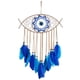 thumbnail image 1 of Atrapasueños De Mal De Ojo Hecho A Mano Para La Decoración De La Sala De Estar De La Oficina Azul, 1 of 5