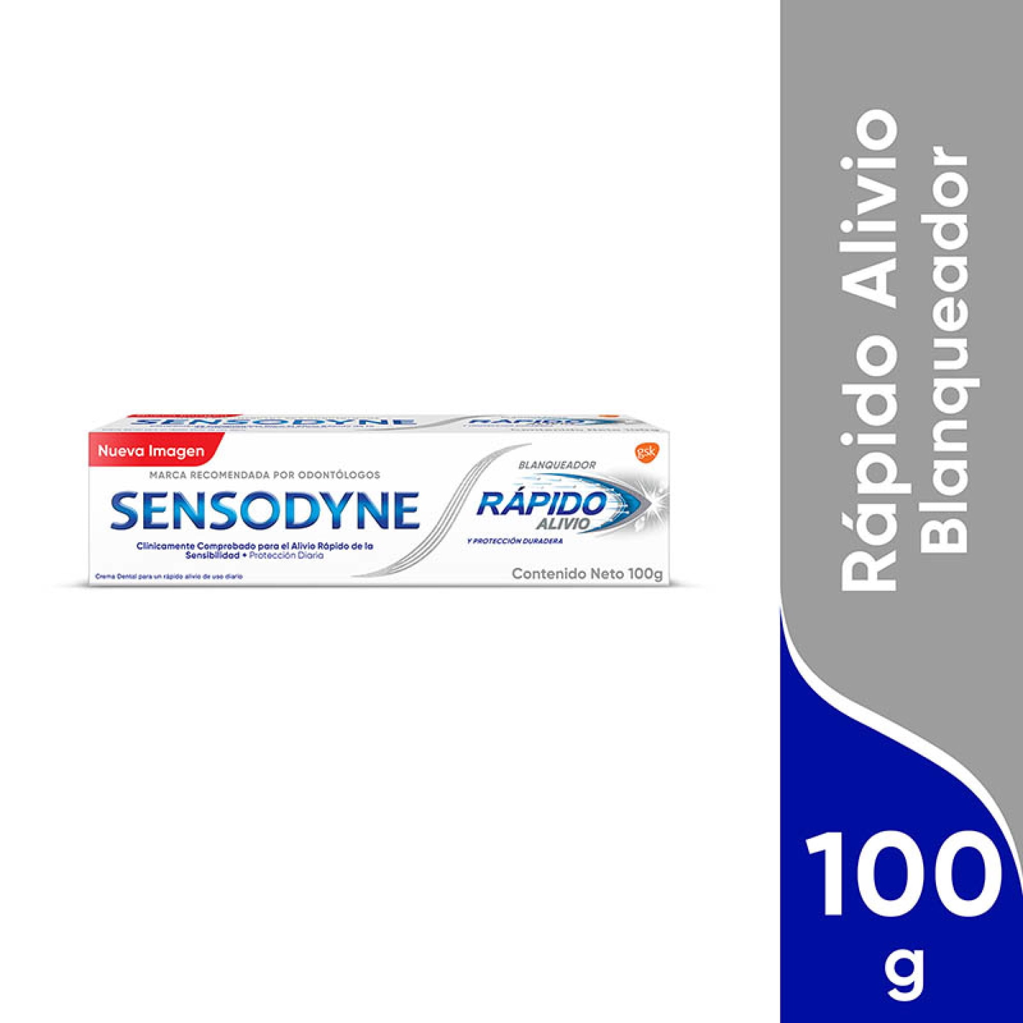 Pasta Dental Sensodyne Rápido Alivio Blanqueador