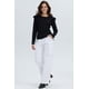 thumbnail image 4 of Polera Mujer Con Vuelo Rib Recogido Negro, 4 of 4