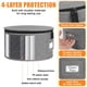 thumbnail image 5 of Contenedores de almacenamiento Kukikan Hard Shell de China, 4 piezas para 12 lugares, 5 of 8