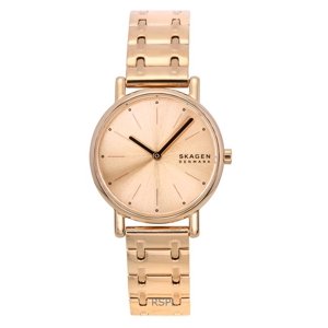 Reloj Skagen Signatur Lille Rose Gold Tone Stainless Steel Rose Gold Dial Quartz Skw3125 Women'S Watch