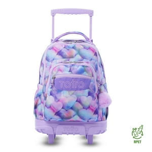 Mochila Con Ruedas Notebook 15.4"" Renglón Morada Totto