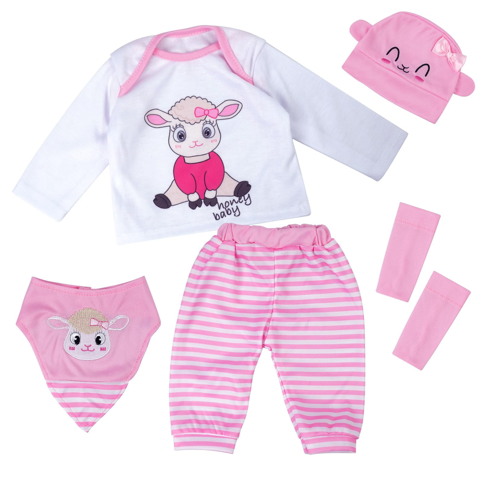 Set De Ropa Para Muñecas Reborn Babeside De 20 Pulgadas Para Niñas
