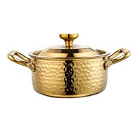 Magideal - Olla Caliente De Acero Inoxidable, Olla Coreana Para Ramen, Olla Portátil Versátil Para Cocinar Ramyun, Olla Para Sopa Para Reuniones Familiares En El B