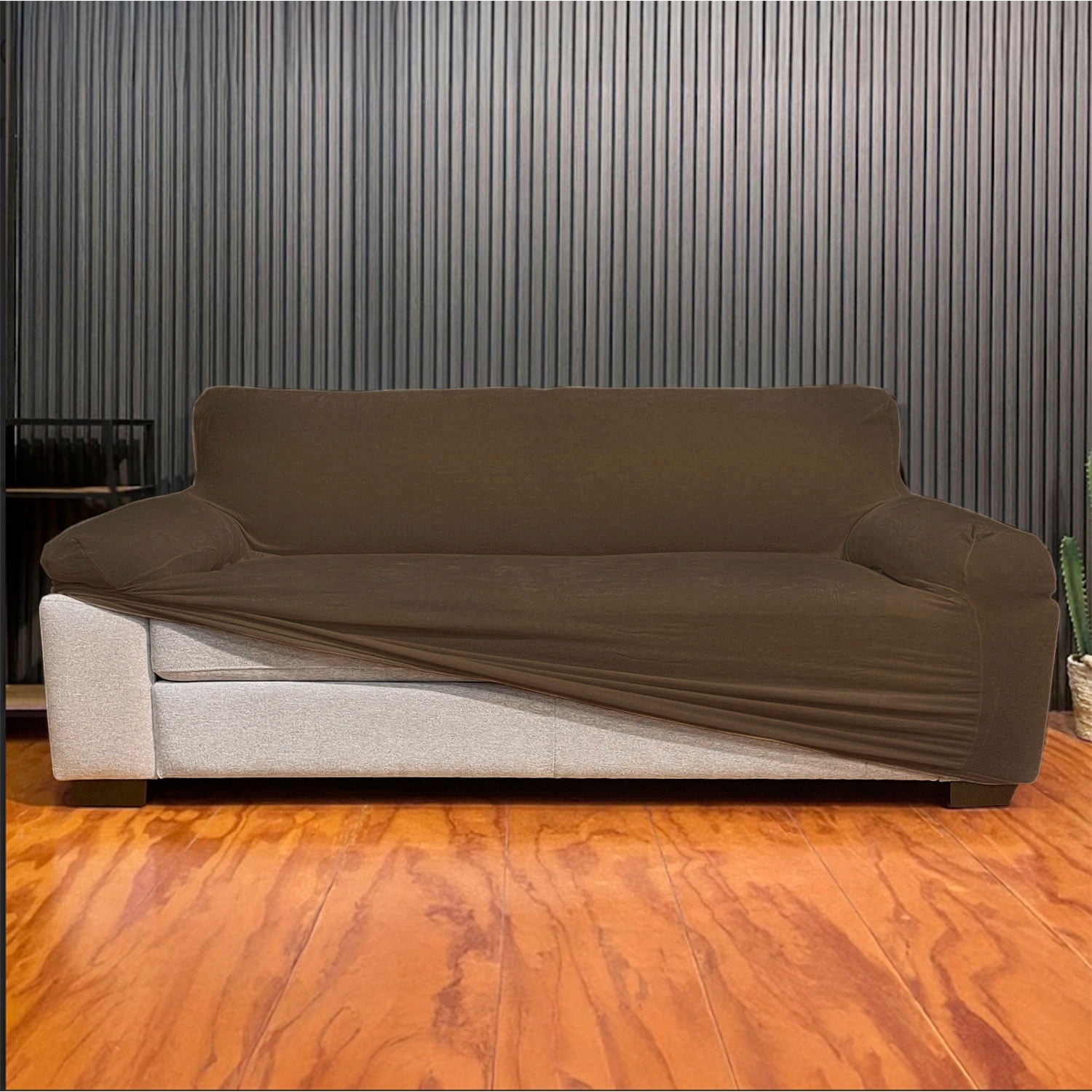 Dib - Funda Sofá 3 Cuerpos Pirgos Café