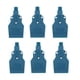 thumbnail image 1 of Rosca De 1/4 ", Boquilla De Soplado De Aire De Chorro De Aire Plano Spray 3 Agujeros Azul X6, 1 of 5