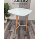 thumbnail image 2 of Mesa Alta Estilo Nordico Cubierta 70X70 CM - Blanca, 2 of 3