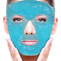 Znöcuetöd - Máscara De Ojos Cold Face, Paquete De Hielo Para Hinchazón Facial Y Ojeras [Azul]