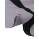 thumbnail image 5 of INSPIRE CHIC Blusa Elegante de Mujer con Volantes, Escote en V Cruzado, Cintura Elástica y Cinturón, XS Púrpura Polvoriento, 5 of 6
