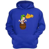 Genérico - Polerón Canguro El Chavo Del 8 Azul Talla S Unisex
