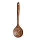 thumbnail image 1 of Espátula de madera maciza con barniz de teca, para cocinar, saltear, sopa, cuchara de madera, juego de espátula de madera, 1 of 5