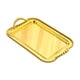 thumbnail image 2 of Bandeja Para Servir Con Asas, Elegante Bandeja De Tocador Para Cocina, Mesa De Café, Fiesta, Color Dorado, 2 of 5