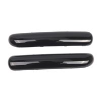 Ioensy - 2 Molduras De Parachoques Delantero Elegantes Para Derecha E Izquierda Para Mini Copper Cabrio R50 Negro