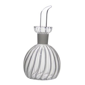 Magideal - Botella Dispensadora De Aceite Botella De Aceite Transparente Fácil De Rellenar Y Limpiar Decantador De Apertura Amplia Contenedor De Condimentos Líqu 500Ml