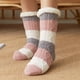 thumbnail image 1 of Calcetines cálidos para mujer, medias a rayas, de invierno, suaves, bonitos y gruesos, para el suelo, zapatillas de casa, 1 of 5