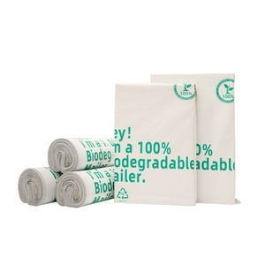 Crusec - Bolsa De Basura Biodegradable Resistentes Paquete De 100 30X20 Cm