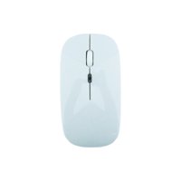 Genérico - Mouse Inalambrico Bluetooth Recargable M-Cba100 Blanco
