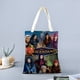 thumbnail image 2 of Descendants Bolso de tela con estampado de lienzo para mujer, bolsa de compras reutilizable y estética, con cremallera interior, regalo para mujer,40*40cm., 2 of 6