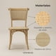 thumbnail image 2 of Pack 2 Sillas Comedor Madera Rattan Crossback Tejida Venhoouse, 2 of 9