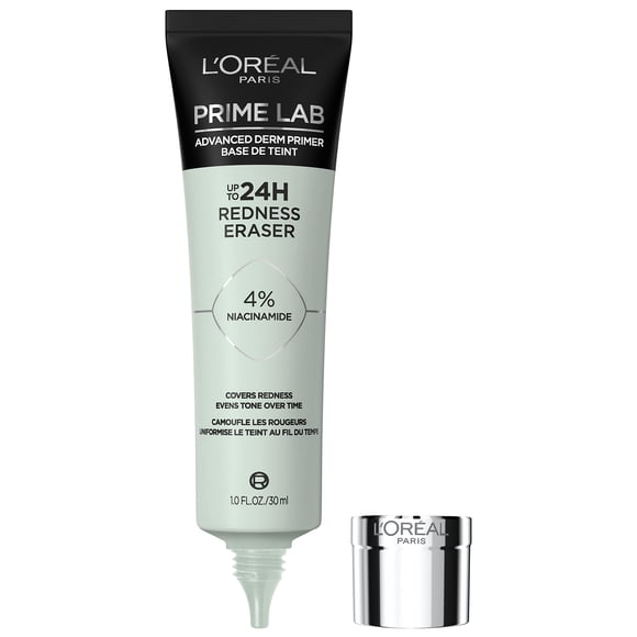 Primer Facial Loreal Paris Prime Lab Goma De Borrar Para Enrojecimiento 30 Ml
