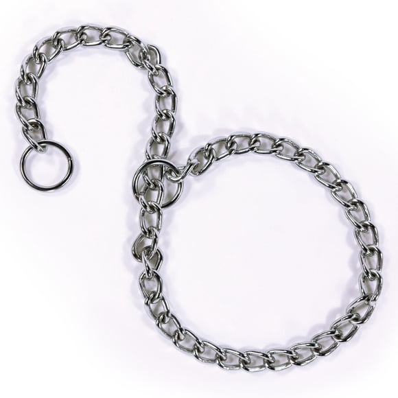 Collar Choke Pet Champion 4 mm Talla XL Plata Ajustable