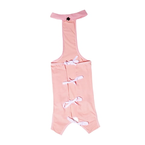 Magideal - Traje De Recuperación De Cirugía De Perros Pet Birly Wraps Agrupo Para Perros Avención Transpirable Pediendo Que Lamer La Protección De La Herida Para Rosa Xl