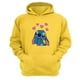thumbnail image 1 of Polerón Canguro Extraterrestre Azul Amarillo Talla Xl Unisex, 1 of 3