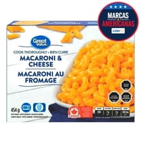Plato Preparado Macarrones Con Queso 454 G Great Value