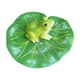 thumbnail image 1 of Figura Flotante De Hoja De Nenúfar Con Rana De 10 X 4 Cm Para Rocallas De Patio, 1 of 5