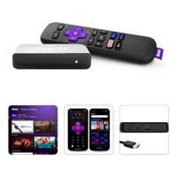 Roku Premiere Hd 4K Hdr Streaming 3920Rw-Sw Cable Hdmi