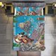 thumbnail image 4 of Cars Piston Cup Circuit Blue, Red, And Yellow, Lightning McQueen And Mater 3 Piece Toddler Bed Set - Comforter, 4 of 5