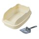 thumbnail image 4 of Caja De Arena Abierta 58x41x20cm Cuchara Grande Bandeja De Arena Para Gatos Duradera A Prueba De Salpicaduras Blanca, 4 of 5