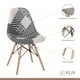 thumbnail image 3 of Silla Eames Patchwork Acolchada Blanco y Negro, 3 of 3