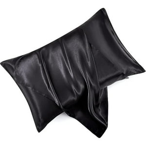 Veatool - 2 Fundas De Almohada De Satén Estándar Con Cierre De Sobre, Diseño Sin Cremallera, Suaves Y Lisas, 20 X 26 Pulgadas