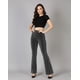 thumbnail image 2 of Pantalón Palazzo Mujer Elasticado Brilloso Tendencia Biribum, 2 of 4