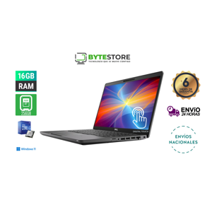 Dell Latitude 5400 Touch 14"" Fhd I5-8665U 16Gb Ram 256Gb Ssd Windows 11Pro Reacondicionado Grado A